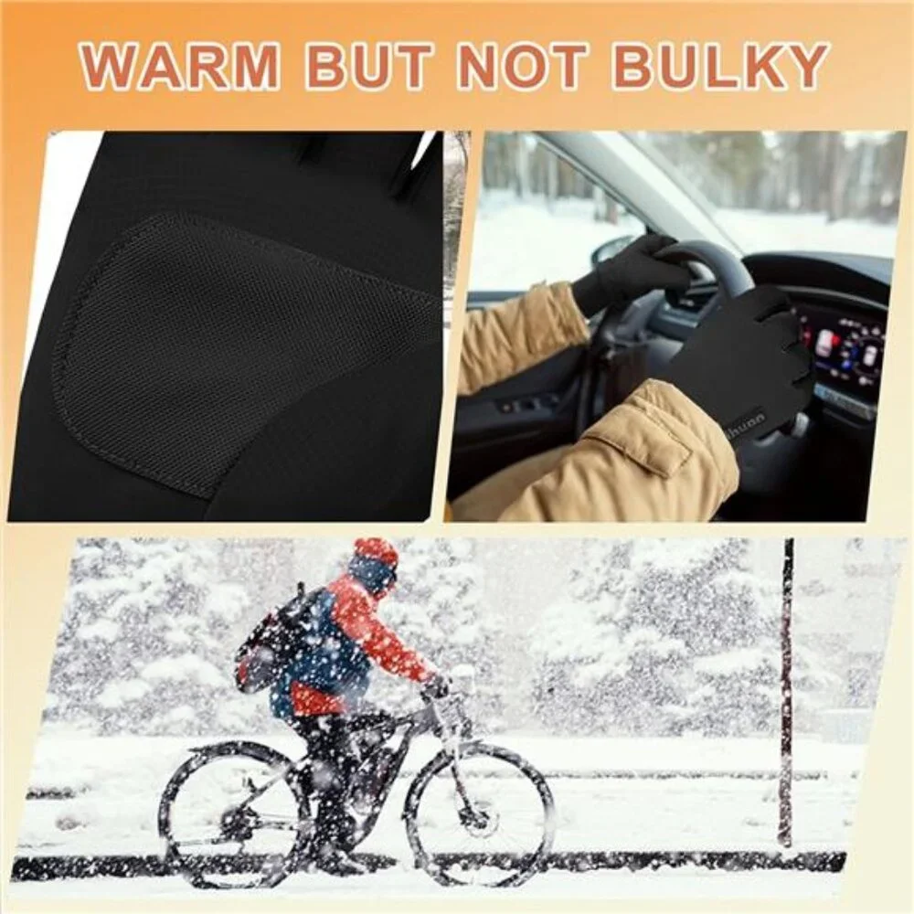 Unisex Winter Waterproof Gloves Snow Ski Thermal Touchscreen Finger